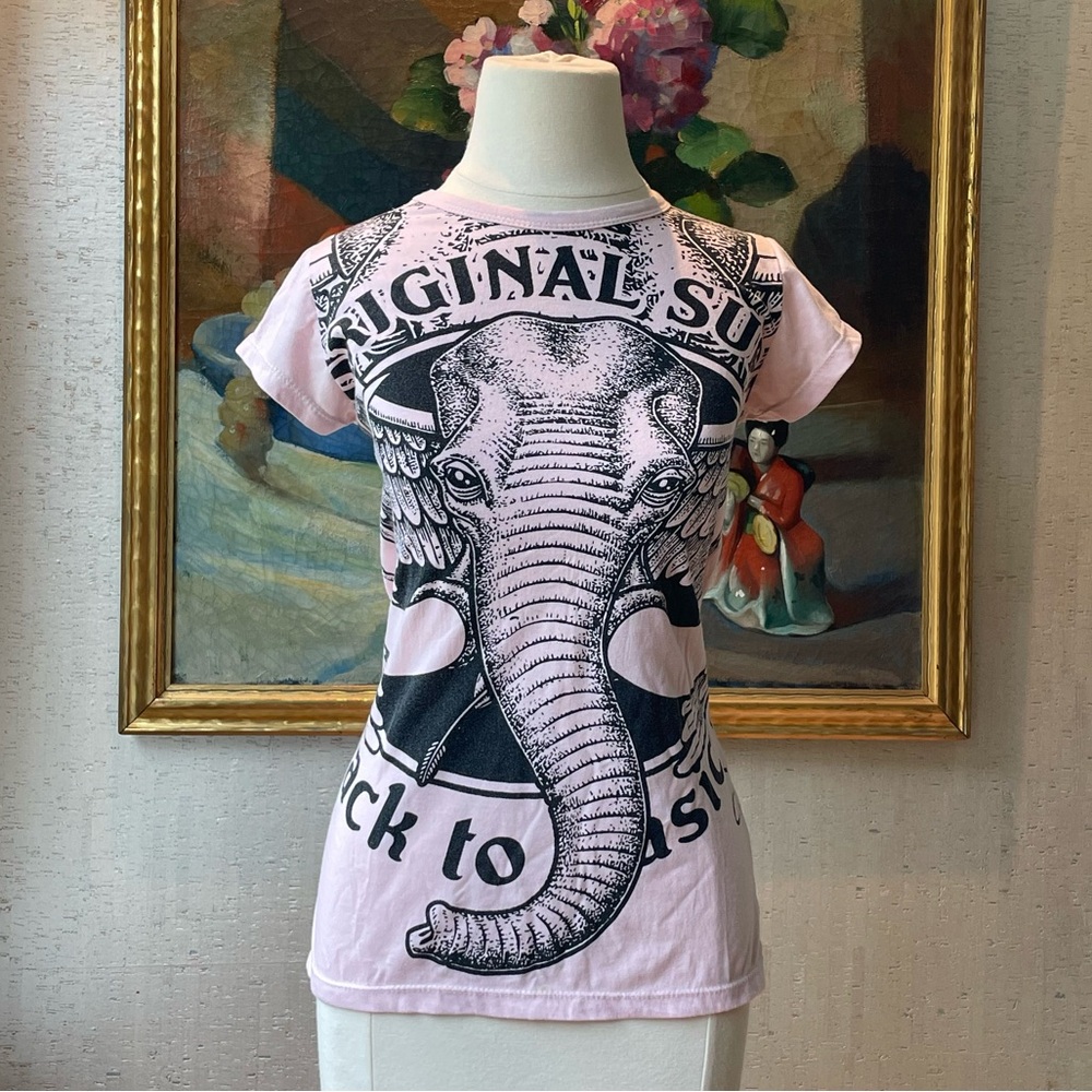 Vintage Y2K Graphic Print Top